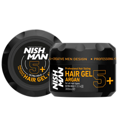 NISHMAN Argan Ultra Hold Hair Gel 300 ml – Gel Capelli Tenuta Ultra Forte