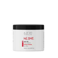 6.ZERO Gel Extra Strong He.She- Effetto Bagnato- 500 ml