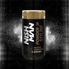 NISHMAN Hair Styling Powder P5 Ultra Hold 20 gr – Polvere Volumizzante Capelli Tenuta Ultra Forte