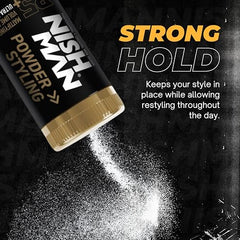 NISHMAN Hair Styling Powder P5 Ultra Hold 20 gr – Polvere Volumizzante Capelli Tenuta Ultra Forte