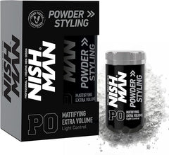 NISHMAN Hair Styling Powder P0 Extra Volume 20 gr – Polvere Volumizzante Capelli Effetto Opaco