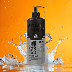 NISHMAN After Shave Cream + Cologne 2in1 N.5 Invisible Touch 400 ml – Crema Dopobarba e Colonia