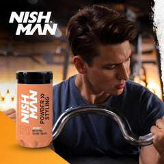 NISHMAN Hair Styling Powder P1 Sport 20 gr – Polvere Volumizzante Capelli Effetto Opaco