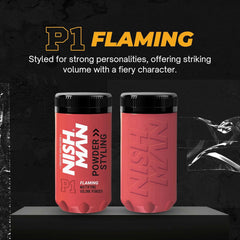 NISHMAN Hair Styling Powder P1 Flaming 20 gr – Polvere Volumizzante Capelli Effetto Opaco