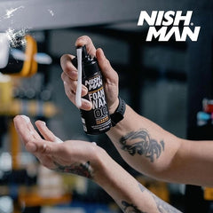 NISHMAN Hair Styling Foam Wax 150 ml – Schiuma Cera Styling Capelli Tenuta Forte