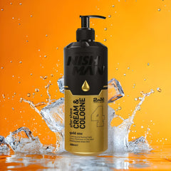 NISHMAN After Shave Cream + Cologne 2in1 N.4 Gold One 400 ml – Crema Dopobarba e Colonia