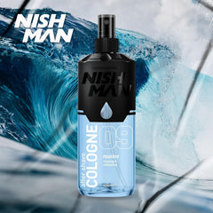 NISHMAN After Shave Cologne Marine N.9 400 ml – Dopobarba Colonia Uomo