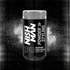 NISHMAN Hair Styling Powder P0 Extra Volume 20 gr – Polvere Volumizzante Capelli Effetto Opaco