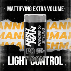 NISHMAN Hair Styling Powder P0 Extra Volume 20 gr – Polvere Volumizzante Capelli Effetto Opaco