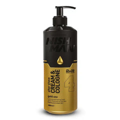 NISHMAN After Shave Cream + Cologne 2in1 N.4 Gold One 400 ml – Crema Dopobarba e Colonia