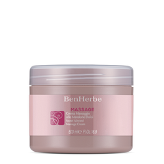 BenHerbe Massage Crema Massaggio alle Mandorle Dolci- 500 ml