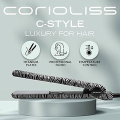 Corioliss Piastra per capelli C- Style Silver Zebra Soft Touch