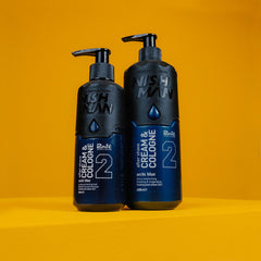 NISHMAN After Shave Cream + Cologne 2in1 N.2 Arctic Blue 400 ml – Crema Dopobarba e Colonia