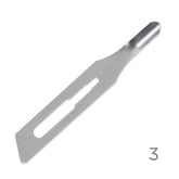 Premax Lame Sgorbie in Acciaio Inossidabile Nr. 3 - Monouso Sterilizzate- 100 pz