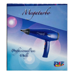 Megaturbo Asciugacapelli Professionale 1600- Nero