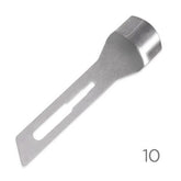 Premax Lame Sgorbie in Acciaio Inossidabile Nr. 10 - Monouso Sterilizzate- 100 pz