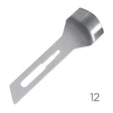 Premax Lame Sgorbie in Acciaio Inossidabile Nr. 12 - Monouso Sterilizzate- 100 pz