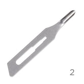 Premax Lame Sgorbie in Acciaio Inossidabile Nr. 2 - Monouso Sterilizzate- 100 pz