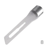 Premax Lame Sgorbie in Acciaio Inossidabile Nr. 8 - Monouso Sterilizzate- 100 pz