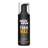 NISHMAN Hair Styling Foam Wax 150 ml – Schiuma Cera Styling Capelli Tenuta Forte