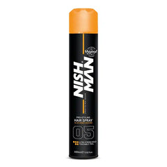NISHMAN Hair Styling Spray Extra Hold 05 400 ml – Lacca Capelli Tenuta Ultra Forte