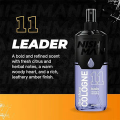 NISHMAN After Shave Cologne Leader N.11 400 ml – Dopobarba Colonia Uomo