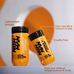 NISHMAN Powder Hair Styling Wax P1 20 gr – Cera in Polvere Styling Capelli Effetto Opaco