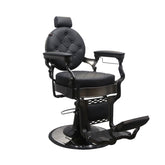 Poltrona Barbiere Vintage - St Louise Nero- Professionale