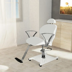 Poltrona Make Up Professionale- Trucco- con Schienale Inclinabile e Poggiapiedi