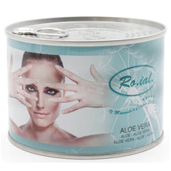 Roial Cera Depilatoria Liposolubile Aloe Vera- per Pelli Delicate- 400 ml