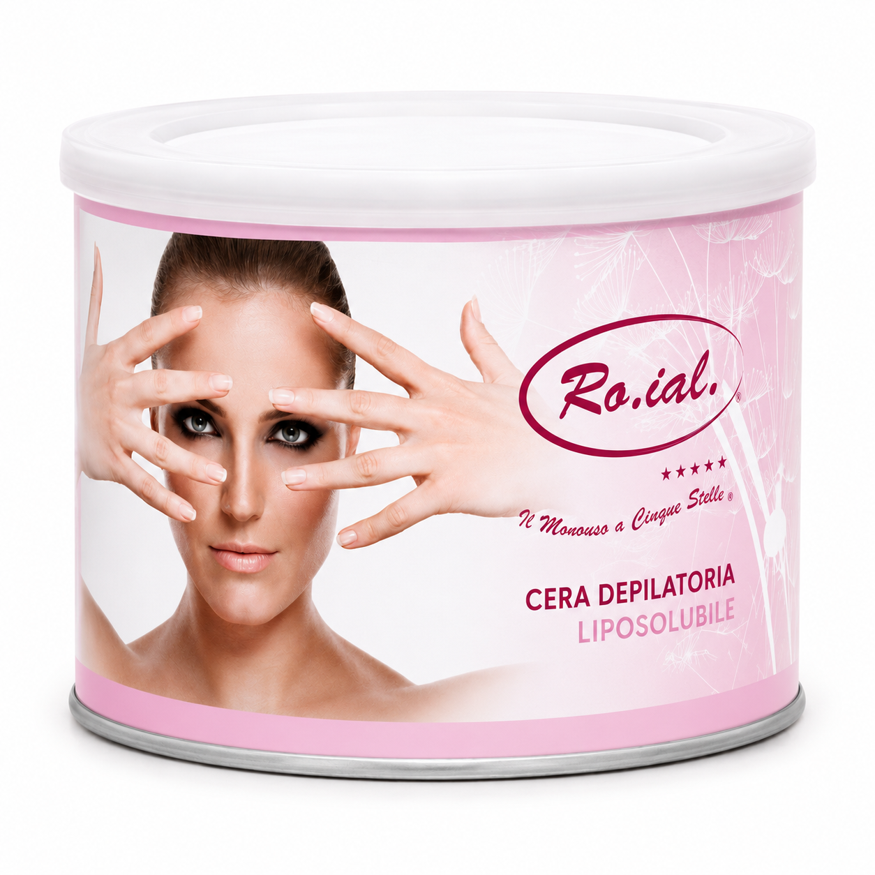 Roial Cera Depilatoria Liposolubile Titanio- per Pelli Sensibili- 400 ml