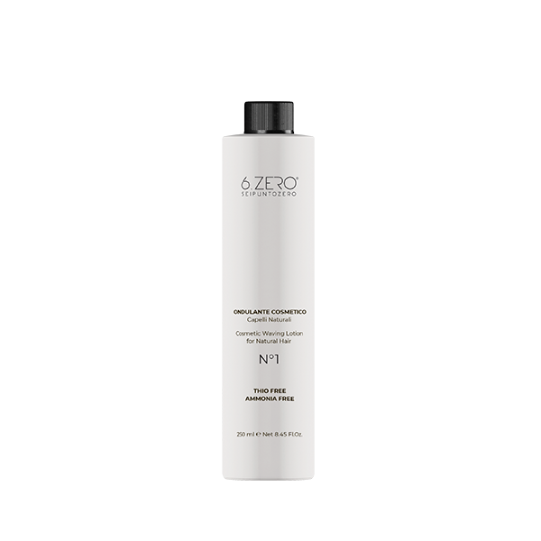 6.ZERO Permanente Cosmetica per Capelli Naturali- N°1- 250 ml