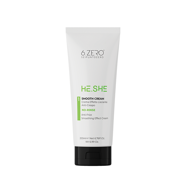 6.ZERO Smooth Cream- Crema Lisciante Anti-crespo He.She- 200 ml