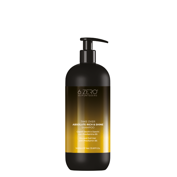 6.ZERO Shampoo per Capelli Secchi e Opachi- Absolute Rich e Shine-