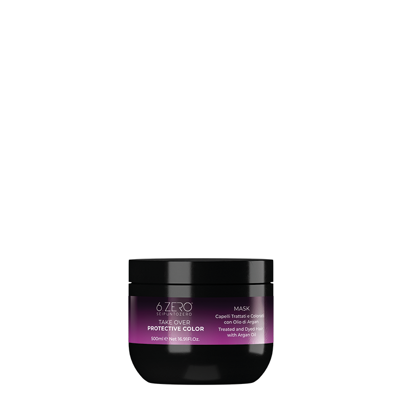6.ZERO Maschera per Capelli Colorati e Trattati- Protective Color-