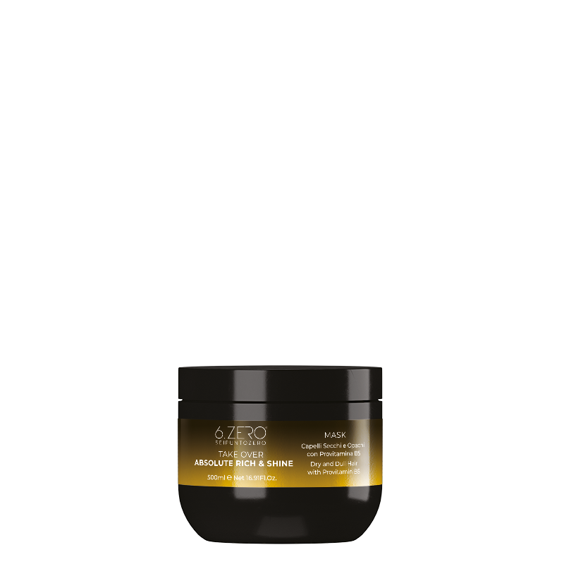 6.ZERO Maschera per Capelli Secchi e Opachi- Absolute Rich e Shine-