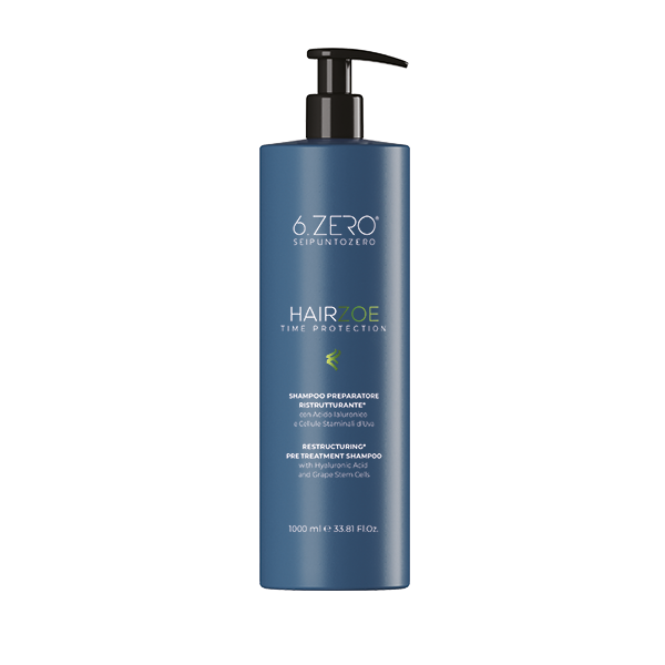 6.ZERO HAIRZOE Shampoo preparatore ristrutturante- 1000 ml