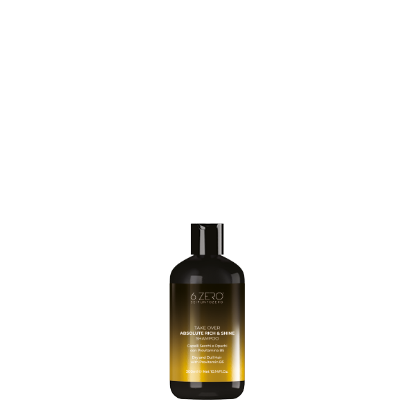6.ZERO Shampoo per Capelli Secchi e Opachi- Absolute Rich e Shine-