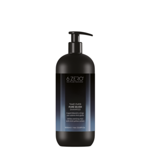 6.ZERO Shampoo Antigiallo per Capelli Bianchi, Grigi e Decolorati- Pure Silver-