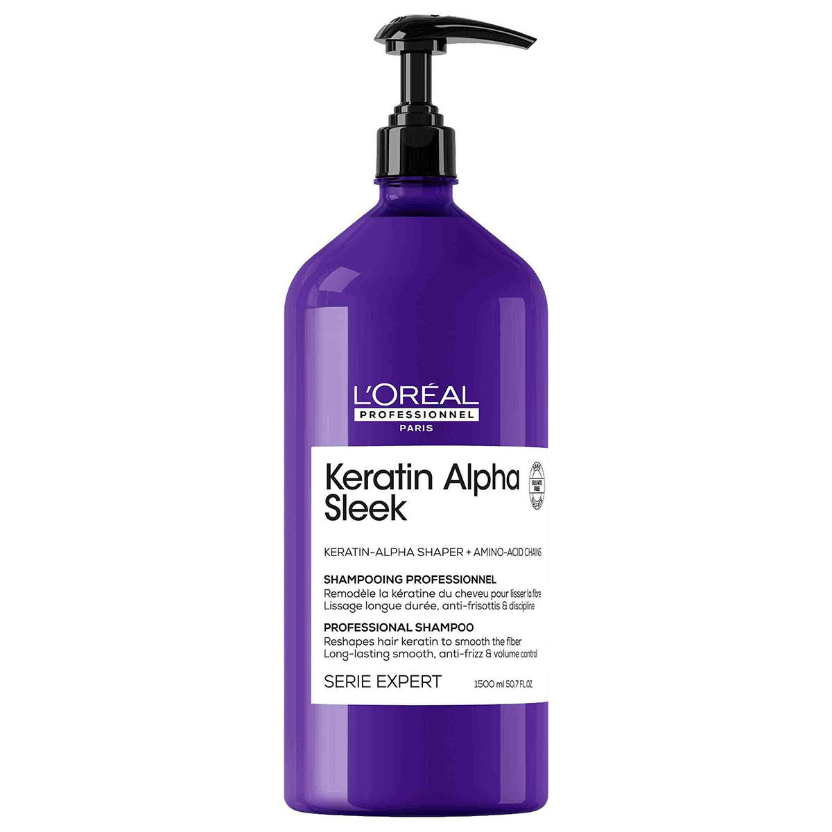 L' Oreal Serie Expert Keratin Alpha Sleek Professional-  Shampoo