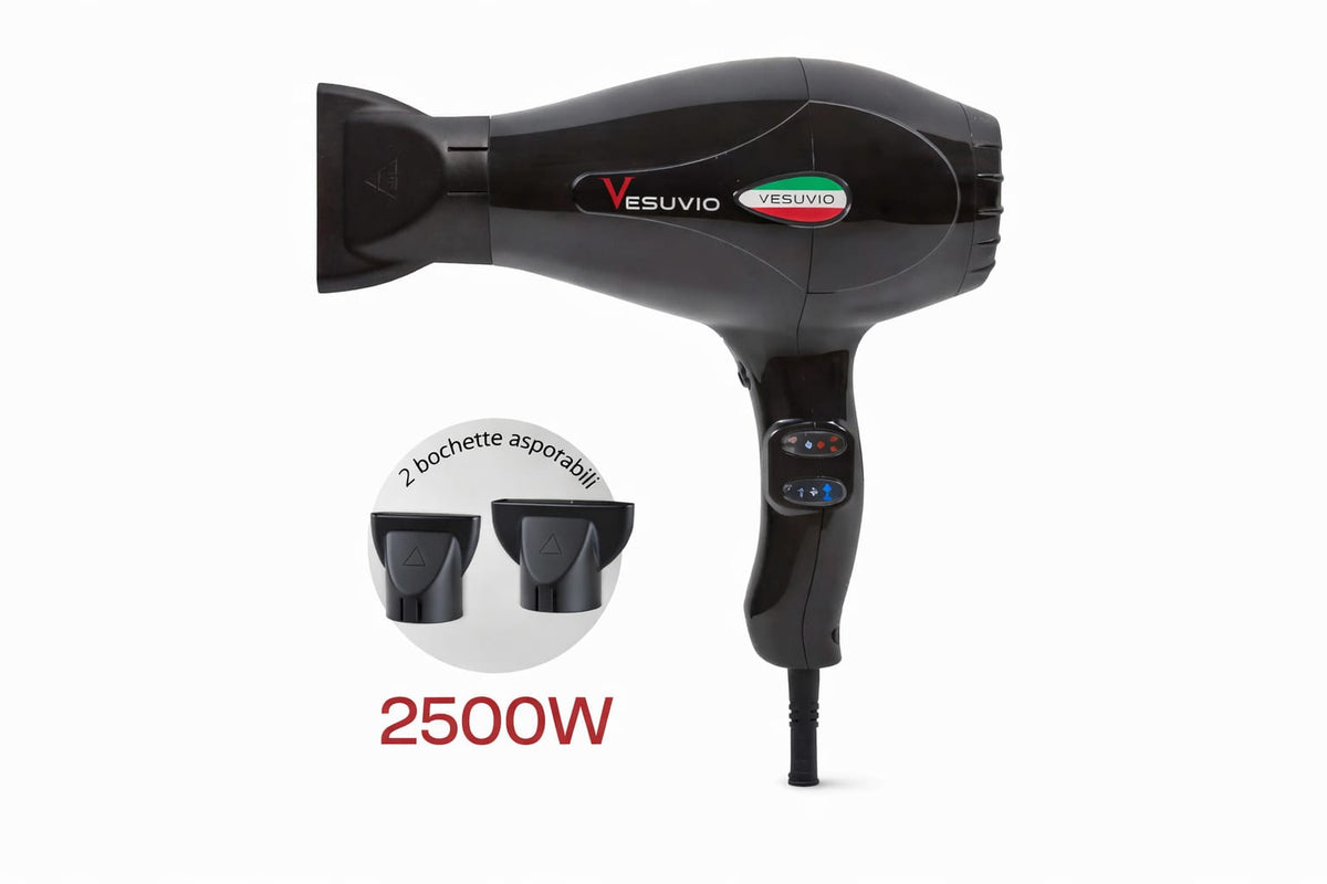 Phon Professionale Vesuvio Kompakt Nero– 2500W