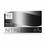 Roial Tech Guanti in Nitrile Neri- Non Talcati-  da 100 pz