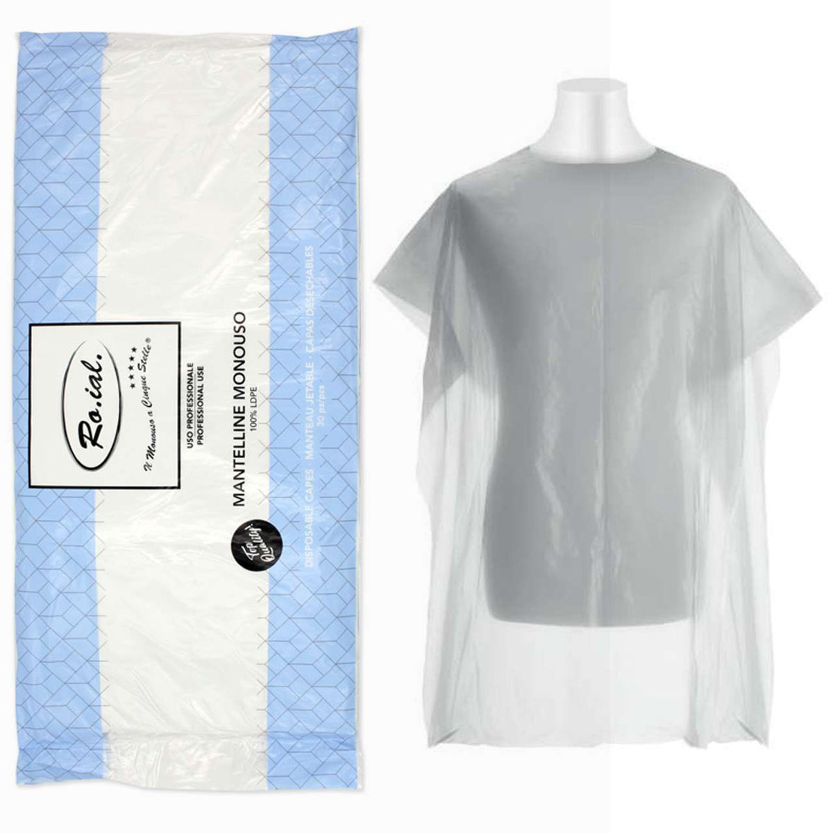 Roial Mantelle Monouso Top Quality- Bianche- 30 pz
