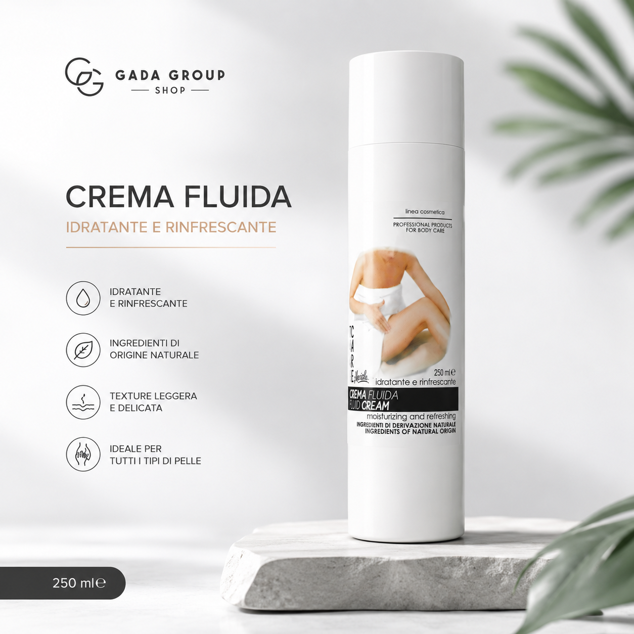 Marisella Crema Fluida- Idratante e rinfrescante- 250 ml