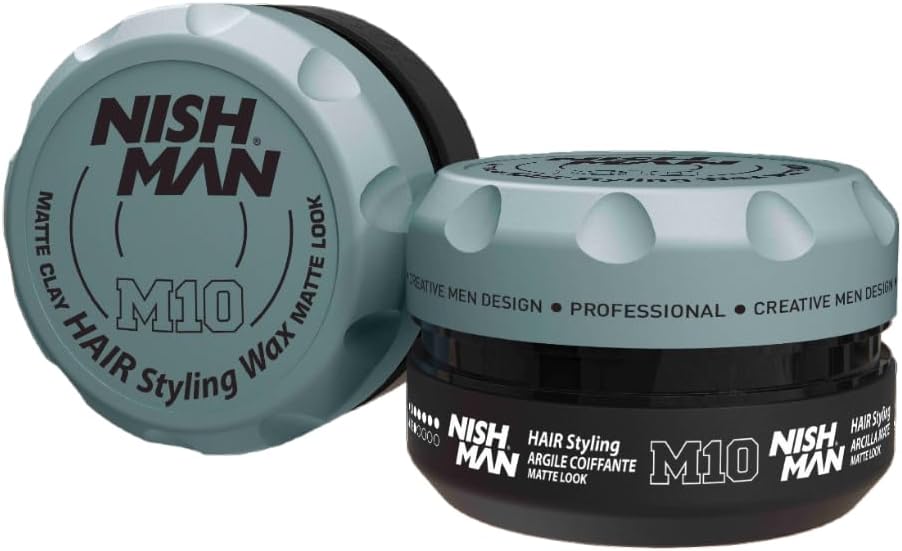 NISHMAN Matte Clay Wax M10 150 ml – Cera Capelli Opaca Tenuta Forte