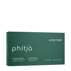 KOSTER Phitja Trattamento Cosmetico con Placenta Vegetale - per Capelli Deboli e Sensibilizzati- 10 x 10 ml