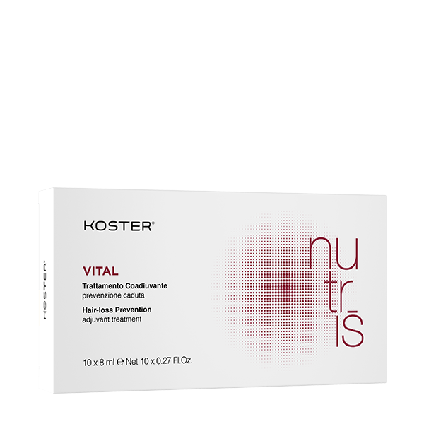 KOSTER Nutris Vital Trattamento Coadiuvante - Prevenzione Caduta- 10 x 8 ml