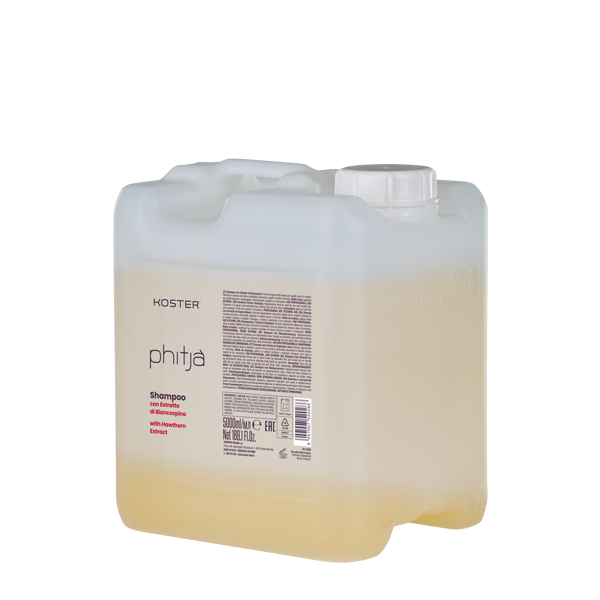 KOSTER Phitja Shampoo Biancospino - per Capelli Secchi e Trattati-  5 Litri