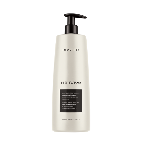 KOSTER Hairvive Booster Ristrutturante - per Capelli Sfibrati e Trattati- 1000 ml