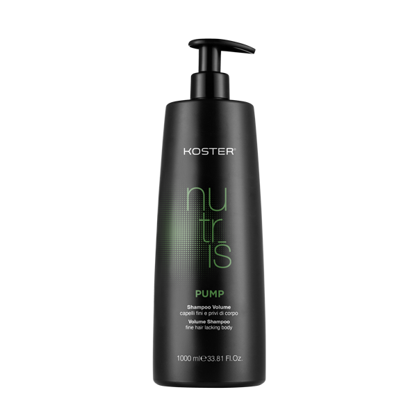 KOSTER Nutris Pump Shampoo Volume - per Capelli Fini e Privi di Corpo-
